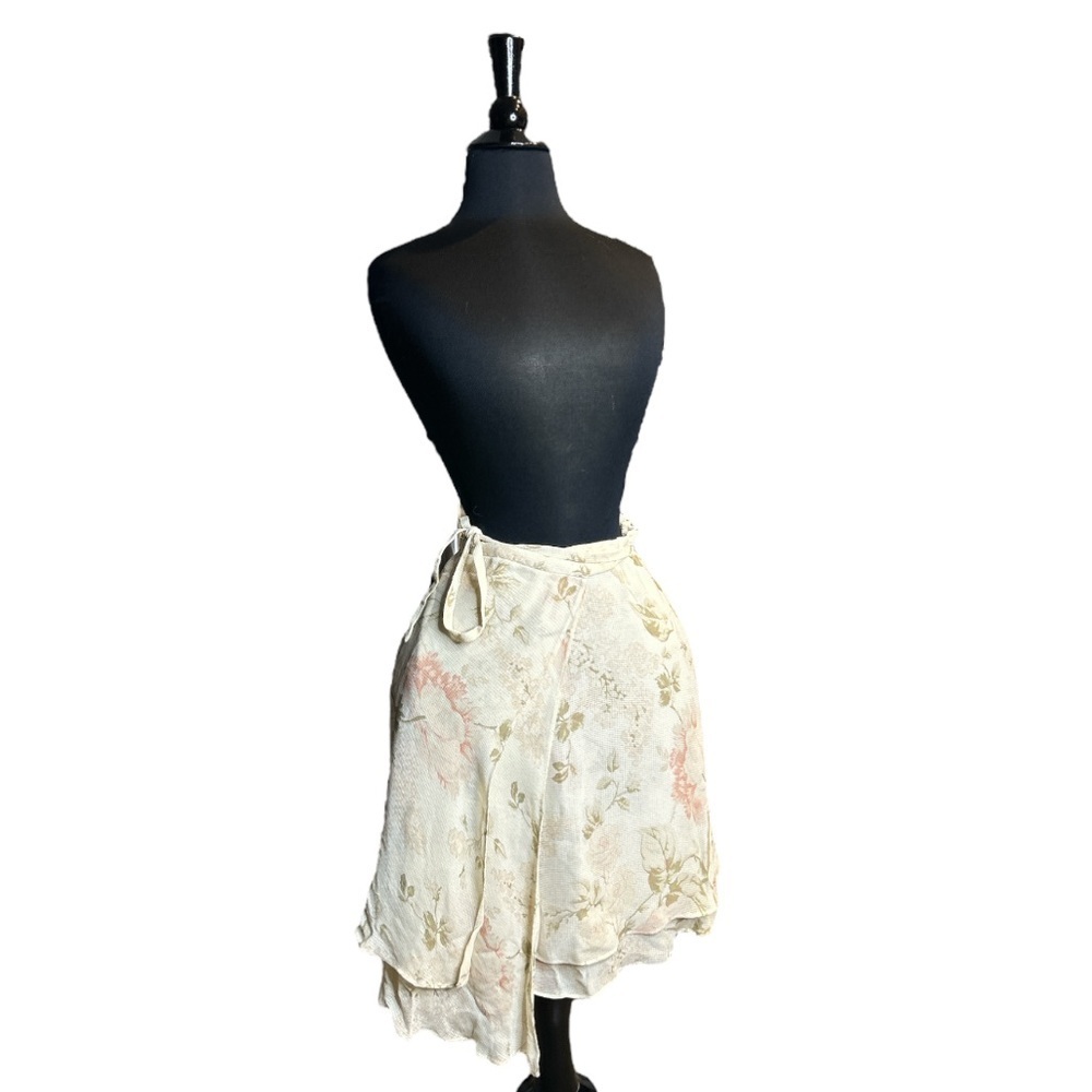Floral Vintage Wrap Skirt